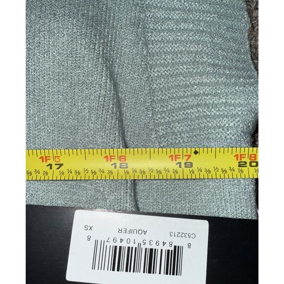 NWT Cyrus Sky Blue Oversized Knit Sweater Vest Size XS - Picture 7 of 8